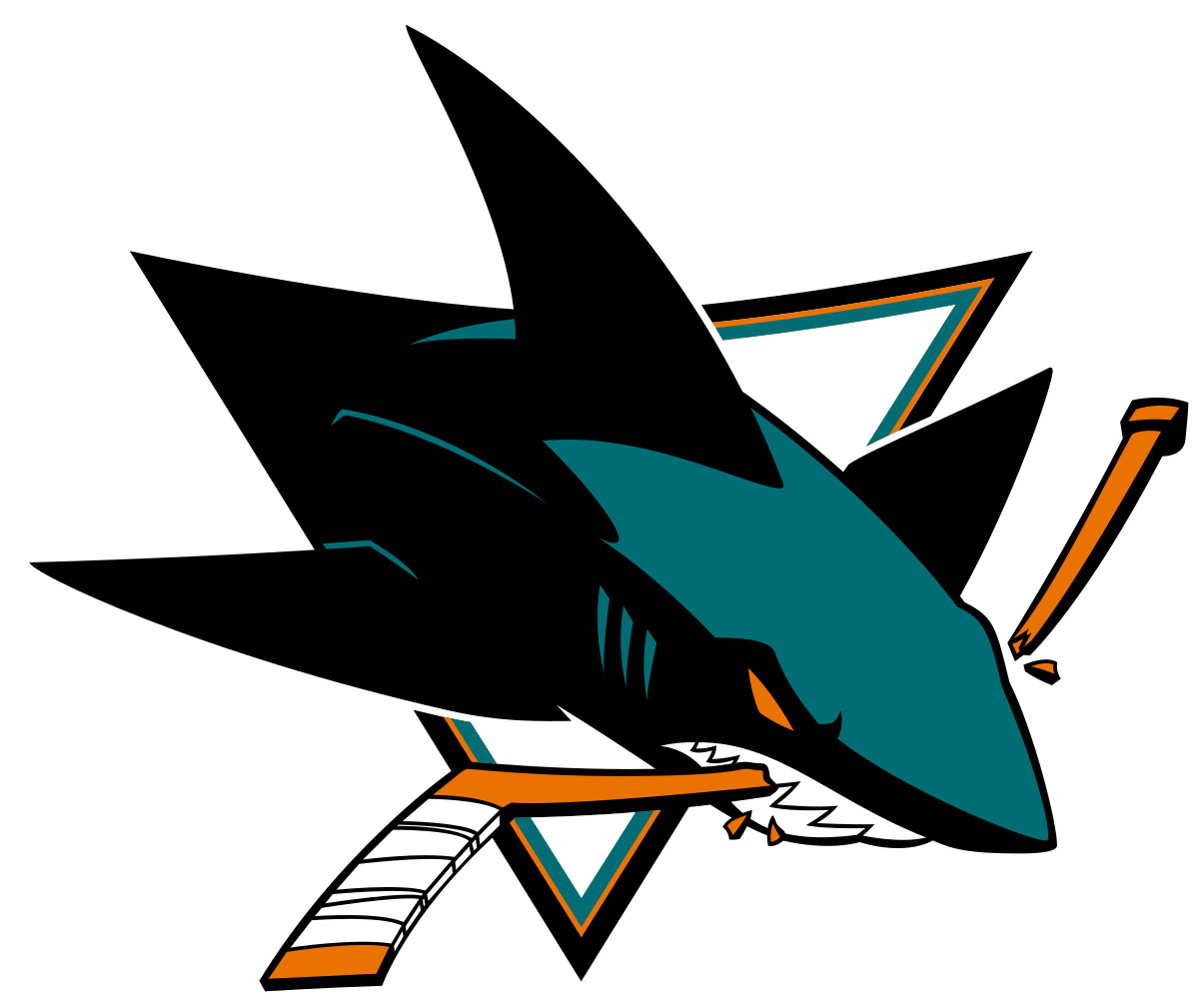 San Jose Sharks NHL Weather Resistant Vinyl Die Cut Sticker Decal 03