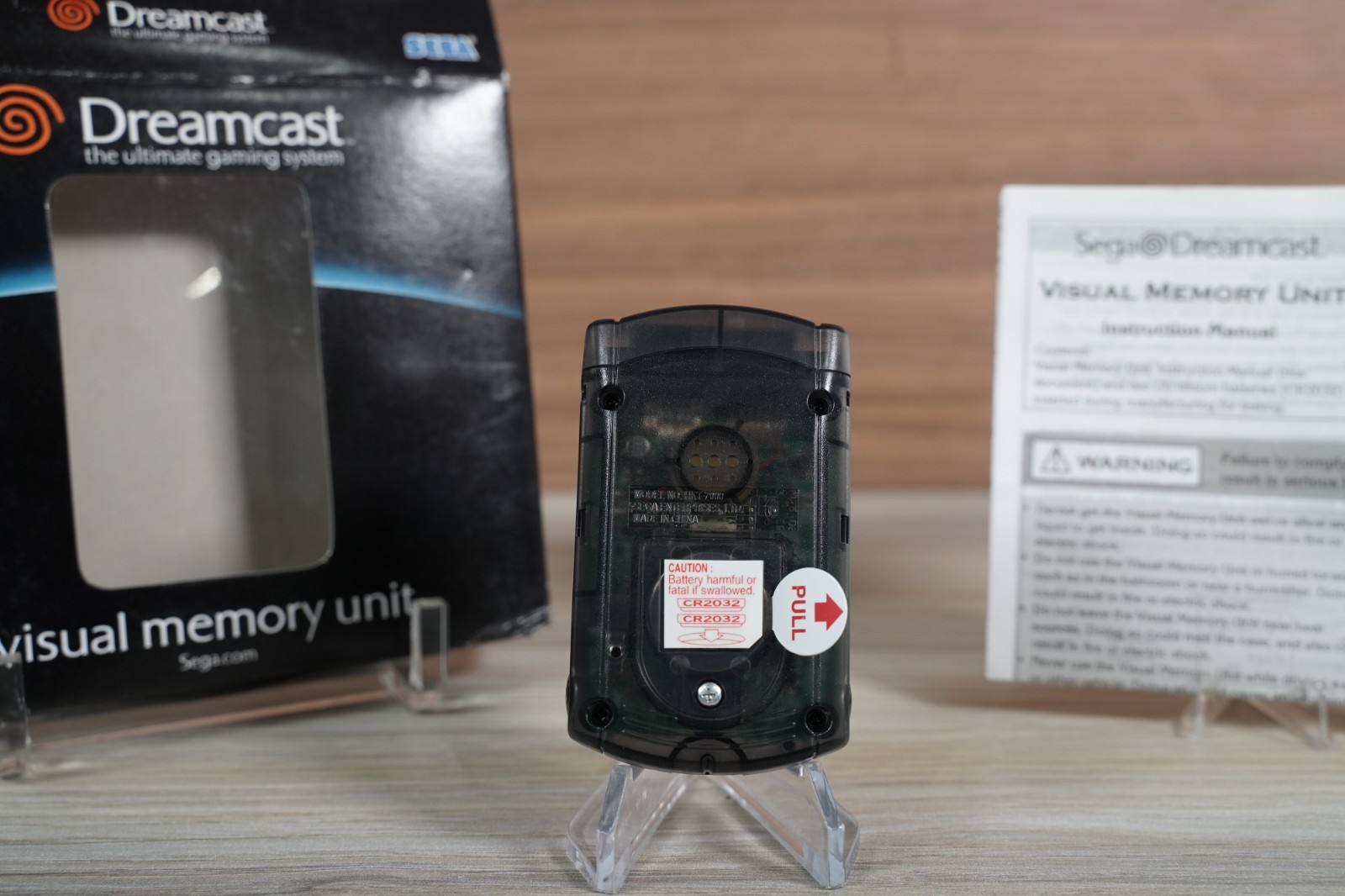 Black Smoke Grey VMU Visual Memory Unit (Sega Dreamcast) New OPEN BOX