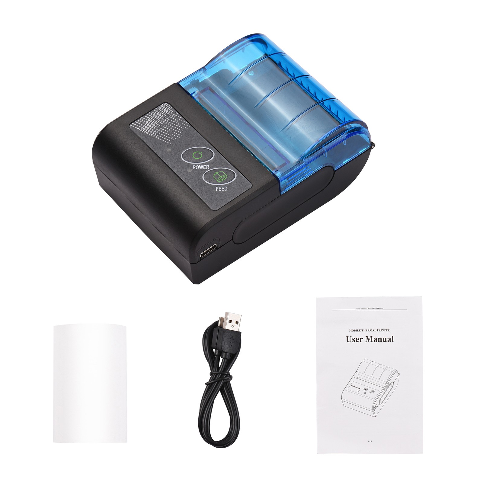 58mm Handheld Wireless Pocket Mobile POS Thermal Receipt Printer T8W61