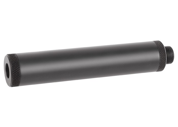 ASG Universal Fake Silencer, Aluminum, Fits Select ASG Pistols: CZ, Steyr, STI