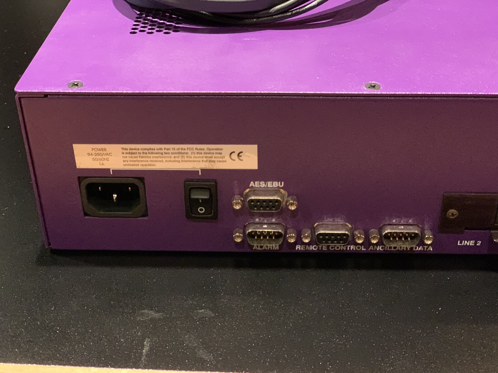 CCS Musicam Prima LT Plus Audio Codec with ISDN S/T Interface card TA301.