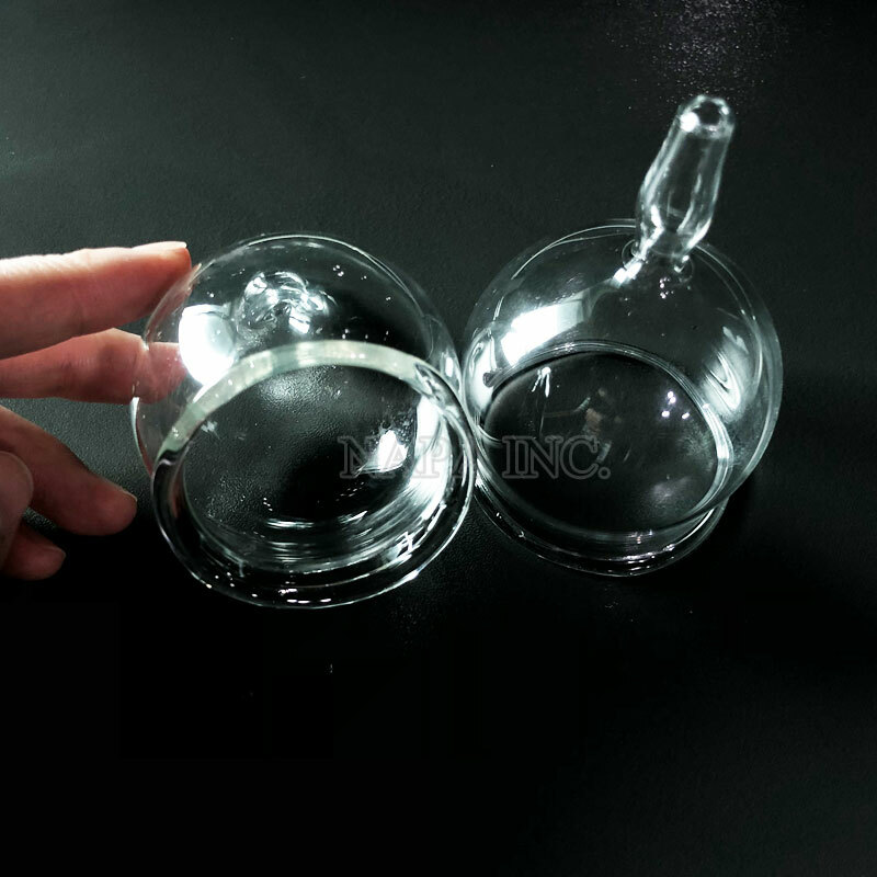 2PCS 5cm Glass Cupping Cups Replacement Cups For Vacuum Therapy Cupping Machine