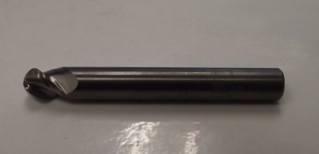 GMAXX SO1063306 8.6mm x R4.76 Solid Carbide Round Nose Router Bit 3/8" Shank