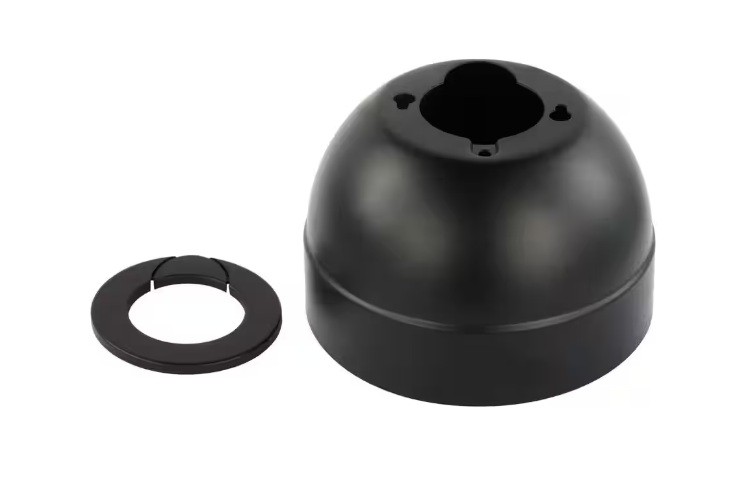 Black Fan Slope Ceiling Mounting Kit for Slopes up to 45-Degree