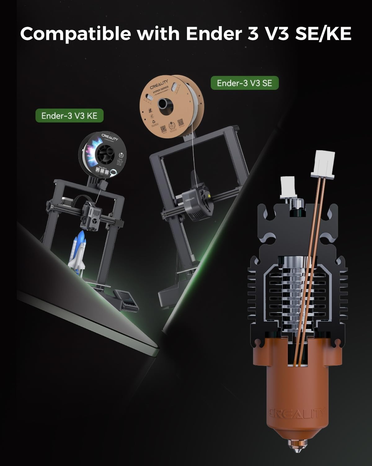 Quick-Swap Nozzle Kit for Ender 3 V3 SE/KE