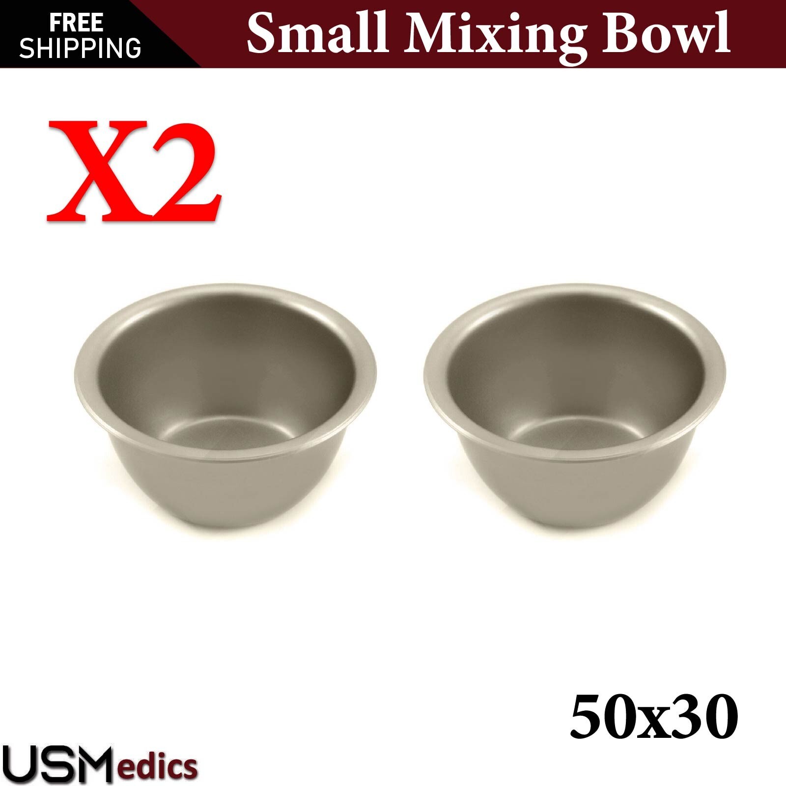 Laboratory Bone Mixing Bowl Surgical Implant Dental Instruments Stainless Steel