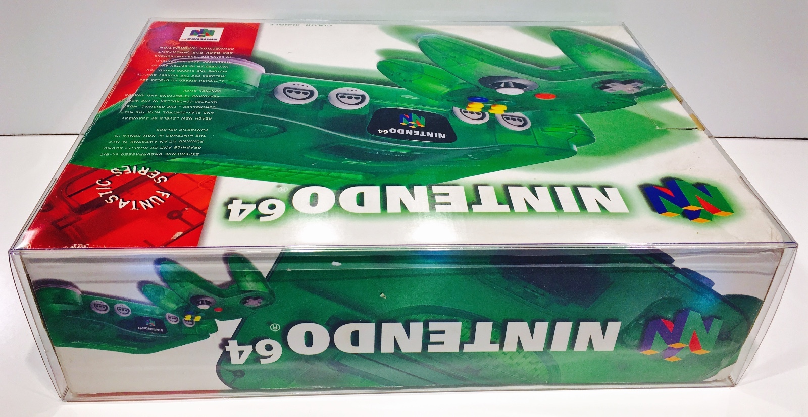 1 Console Box Protector N64 FUNTASTIC SIZES ONLY! Please Read! Nintendo 64 Clear