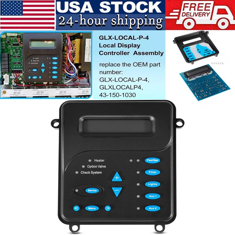 GLX-LOCAL-P-4 Local Display Controller Service Kit For Hayward Aqua Logic P-4