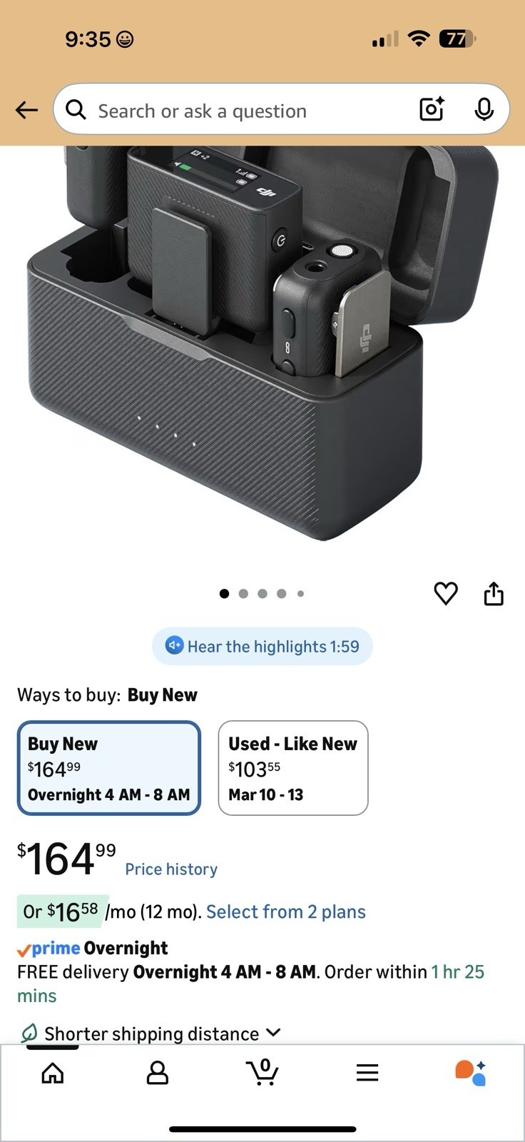 DJI Mic 2 TX+1 RX+ Charging Case Wireless Microphone AST01