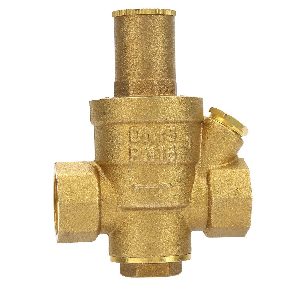 Potable Water Pressure Regulator, Brass Water Pressure Valve, Thread DN15 1/2
