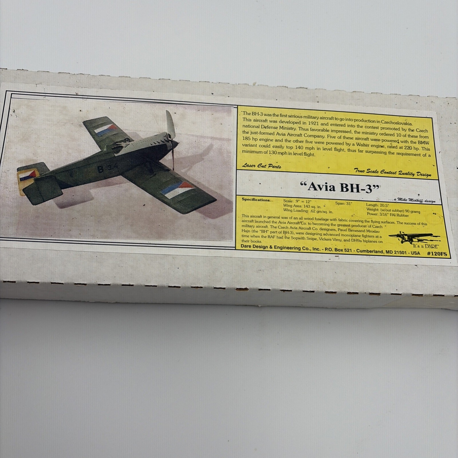 Dare Design Avia BH-3 31” NEW