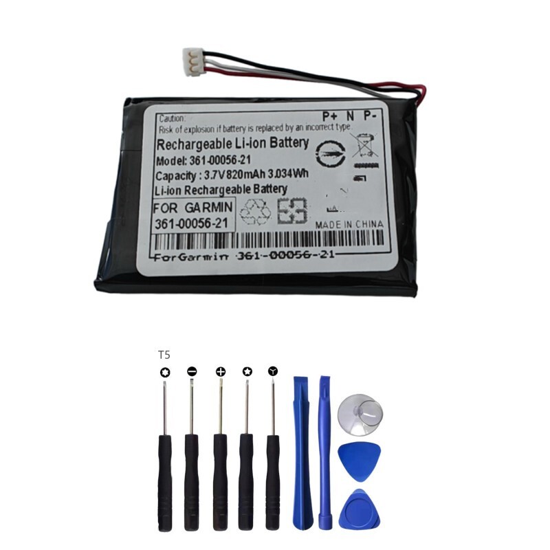 Replacement 820mAh Battery for Garmin Dezl 580 LMT-S 361-00056-21
