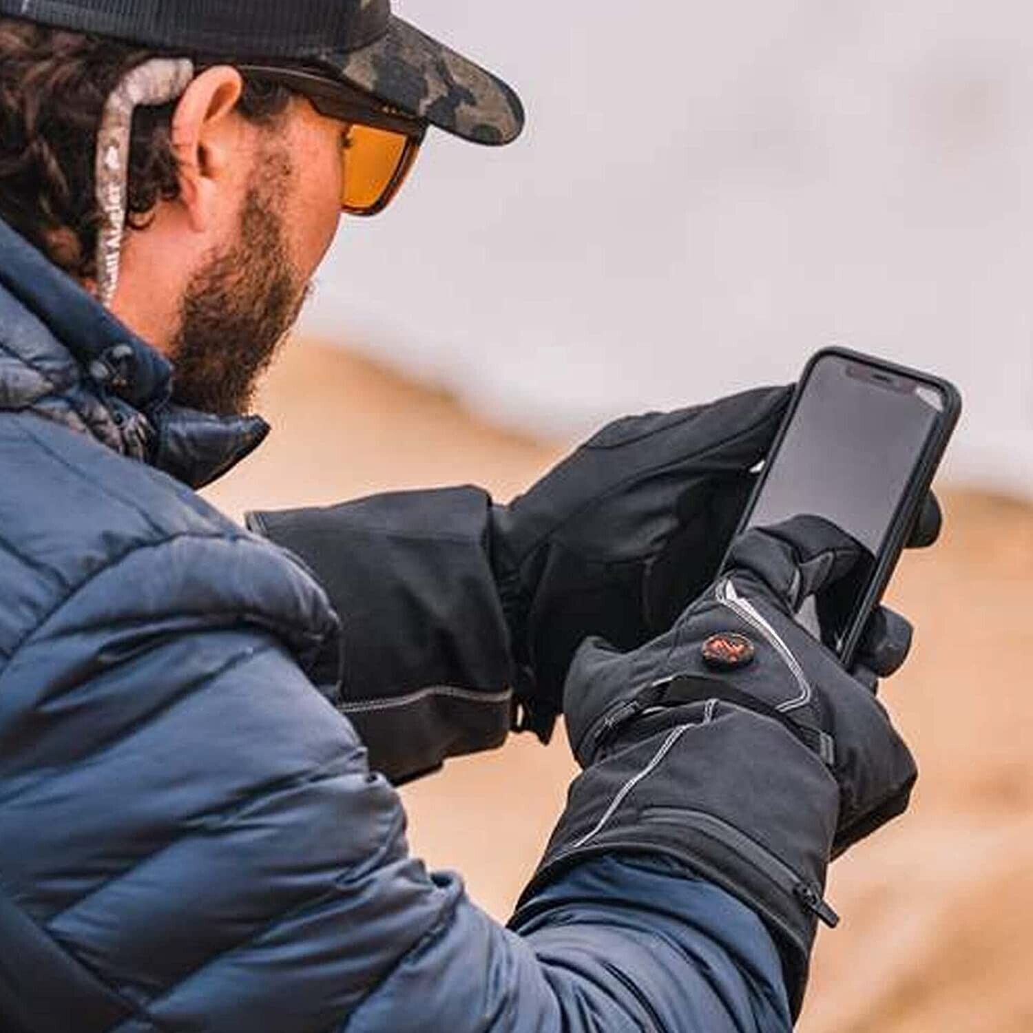 Mobile Warming Fieldsheer Technology Heated Gloves