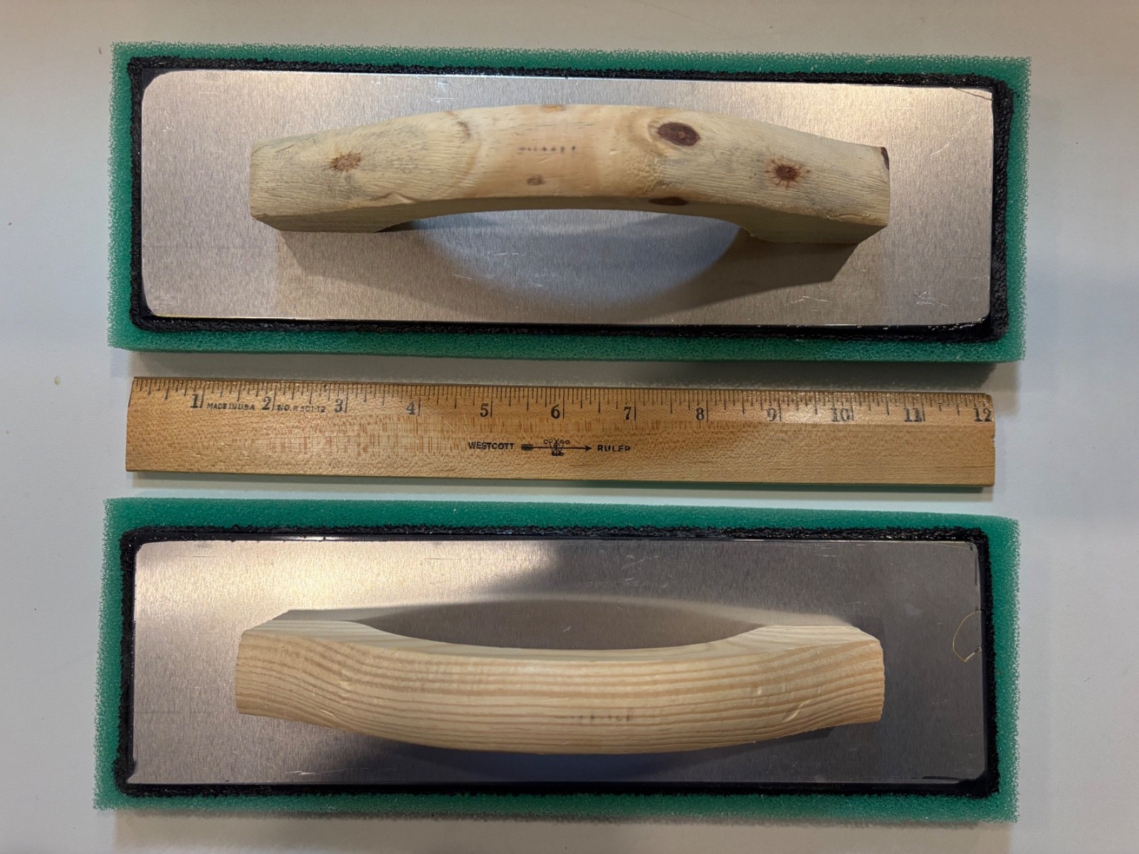 Grout Plaster Texture Float Trowel 12" x 4" x 3/4" - Wood (not plastic) Handle