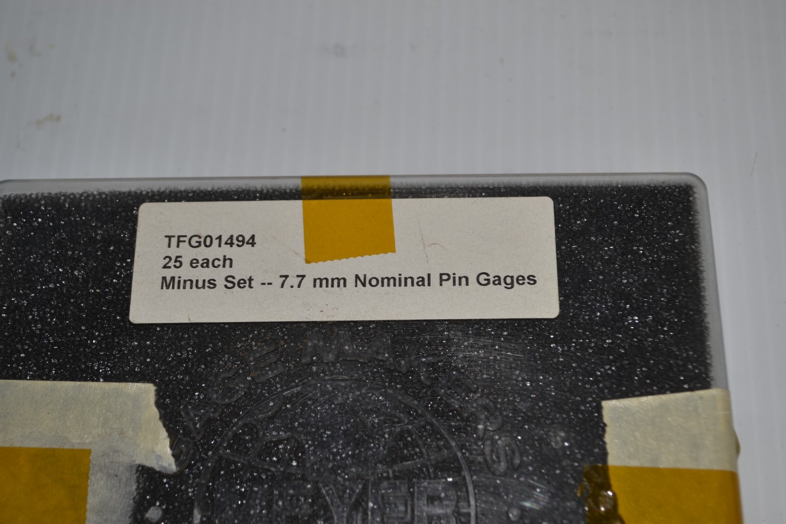 MEYER MODEL MG3-25 NOMINAL PIN GAGES (SML69)