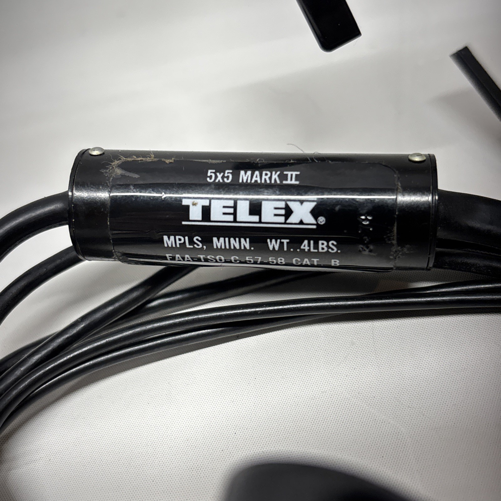 TELEX Items 5 x 5 Mark IIA Headset Untested