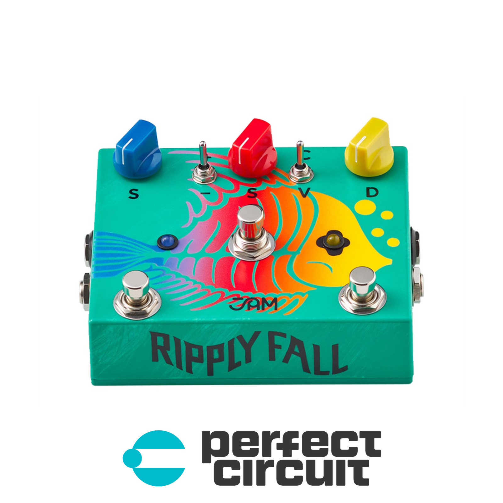 JAM Pedals Ripply Fall Chorus / Phaser Pedal EFFECTS - NEW - PERFECT CIRCUIT