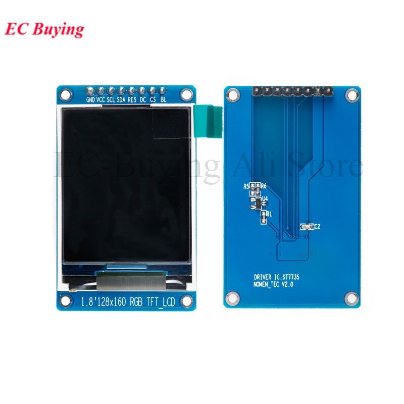 1.8 inch 128x160 SPI TFT LCD Display Module OLED Basic Screen ST7735S 3.3V