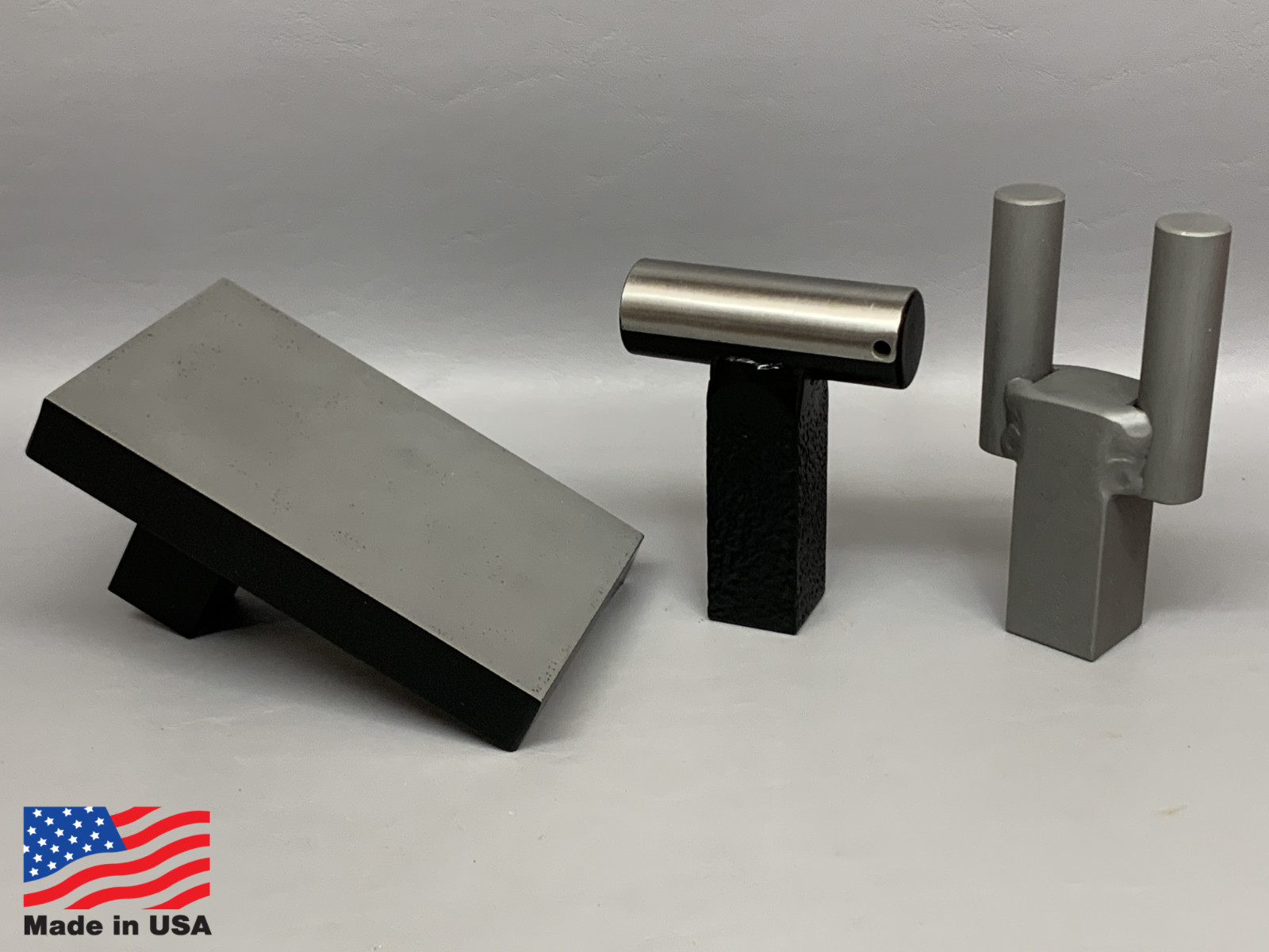 1-1/8" Blacksmith Anvil Hardy Tool Set – Hot Cut Plate, Fuller, Fork