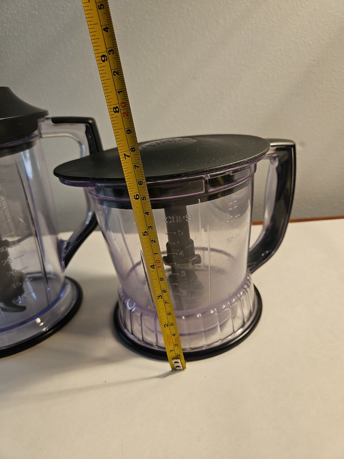 Ninja Master Prep QB1004 Replacement Pitcher 48 Oz Splash Guard &5 Cup