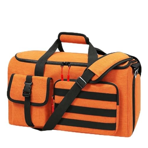 Garment Duffle Bags for Travel, HOMQUIET Convertible Garment Duffel Bag, Brown