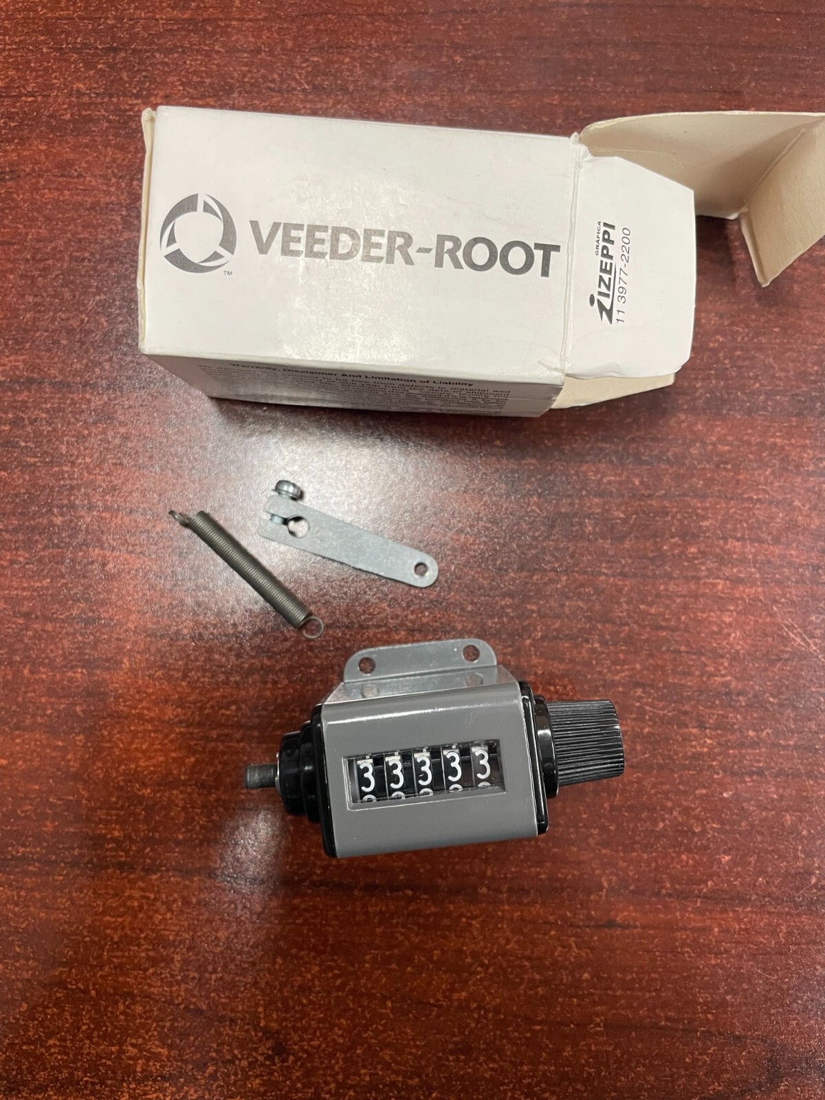 New Veeder-Root 727215-001 Panel Meter Counter, Mechanical, 5 Digit