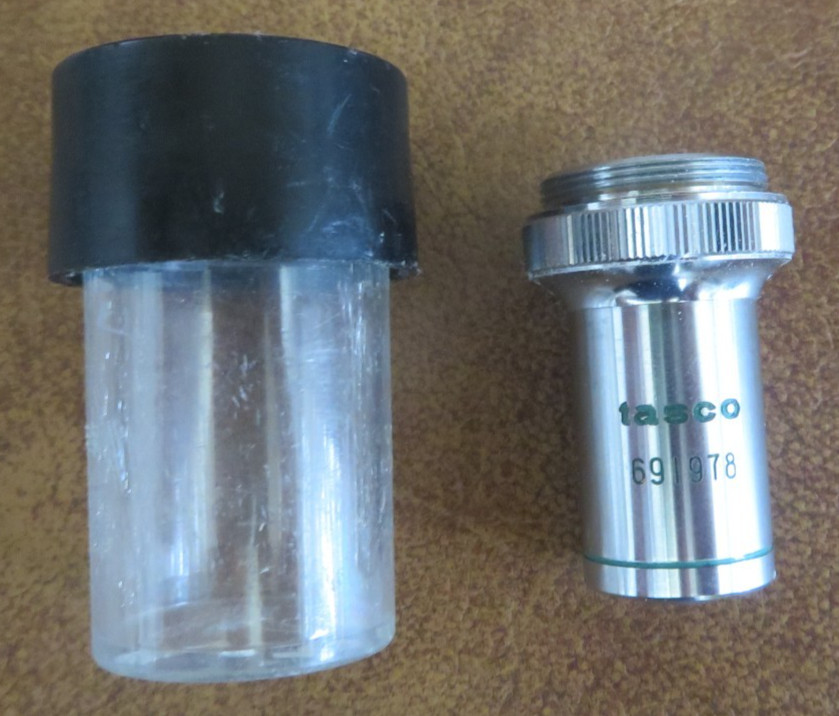 TASCO 20x 0.45 Microscope Objective 691978 w/ Case