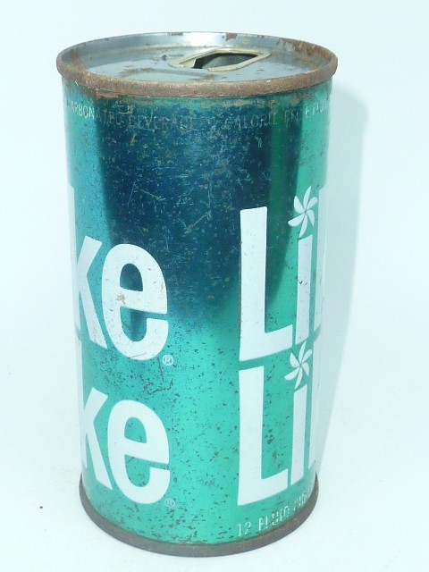 Empty Top Opened 12oz Like Dietary Beverage Juice Tab.