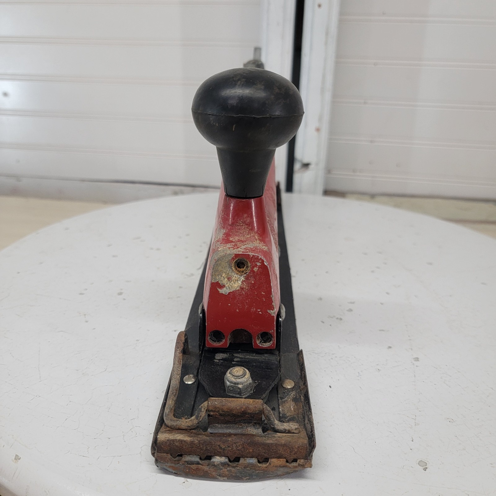 Central Pneumatic 280 Straight Line Air Sander Tested Working Long Board
