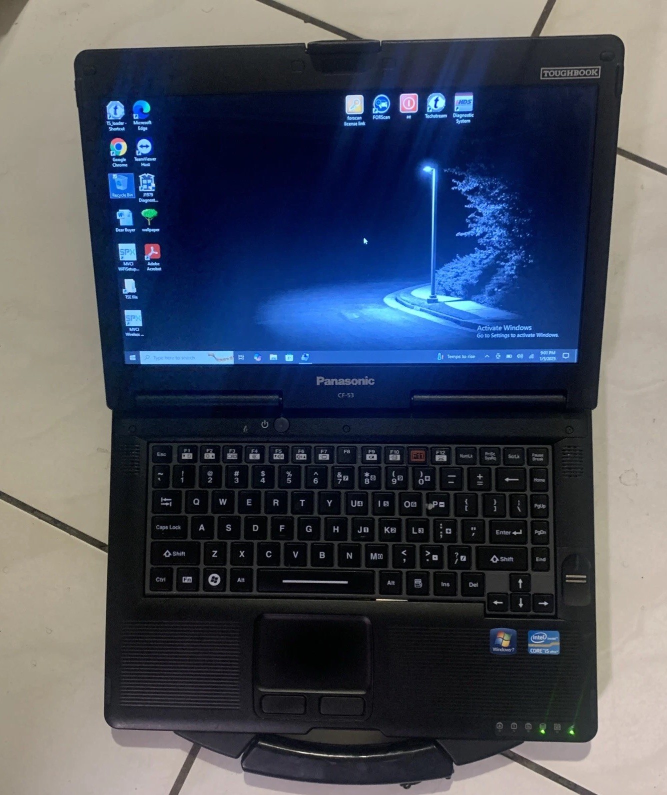 📍Auto Repair Laptop Scanner Fit For Toyota  Honda, Ford + Windows 10 Pro 64 Bit