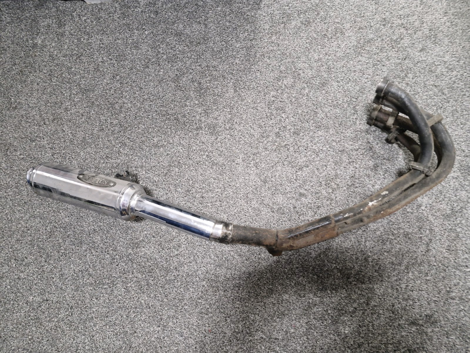 Yamaha FZR600 3HE 1991 Complete Exhaust System Downpipes Muffler NEXXUS MOTAD