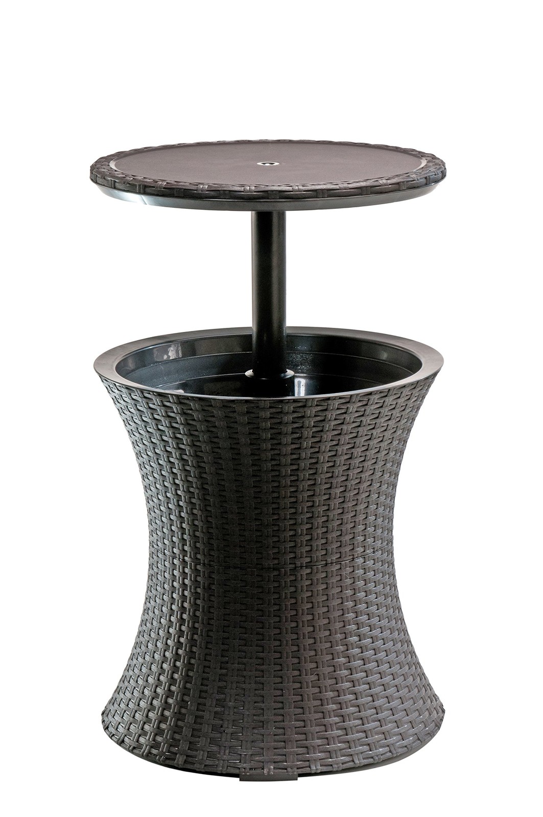 KETER PACIFIC COOL BAR OUTDOOR PATIO FURNITURE 7.5 GALLON WINE COOLER - BROWN