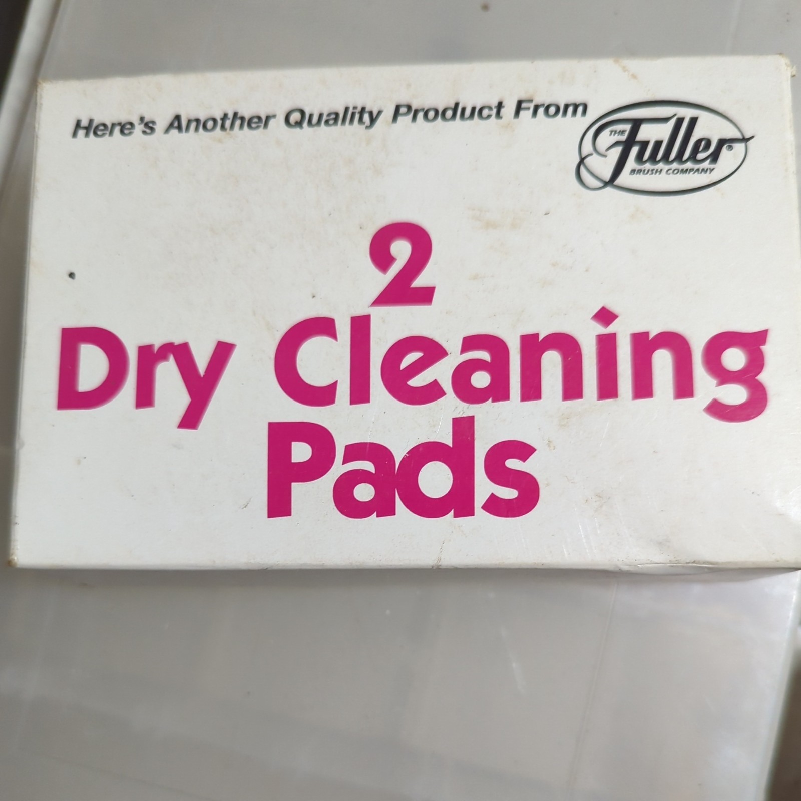Vintage Fuller Brush Company Dry Cleaning Pads Box of 2
