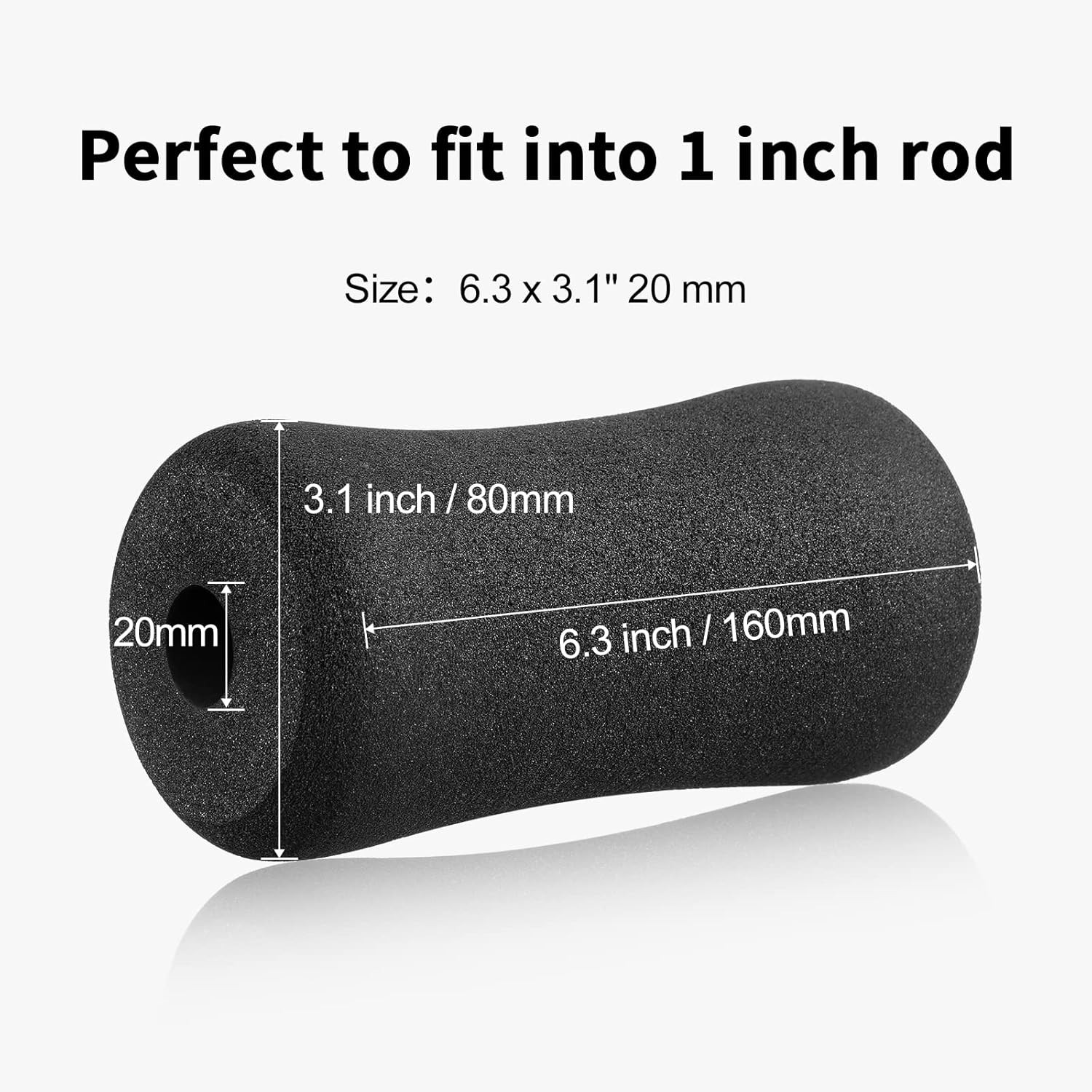 4Pcs Foot Foam Pads Rollers Set Weight Bench Replacement Pads Inversion Table...