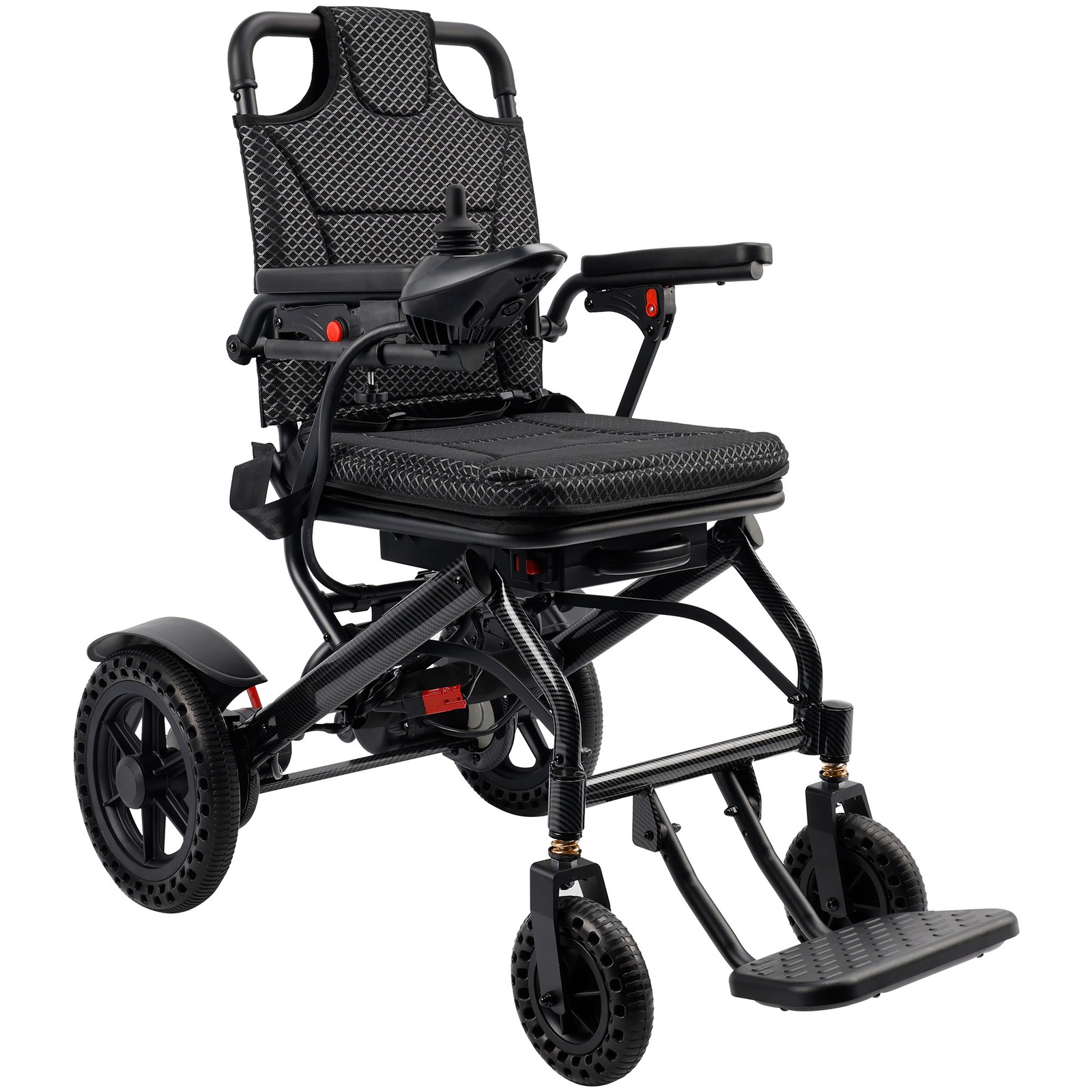🦼360W Electric Wheelchair Lightweight Folding Wheelchair for Adult Senior Black