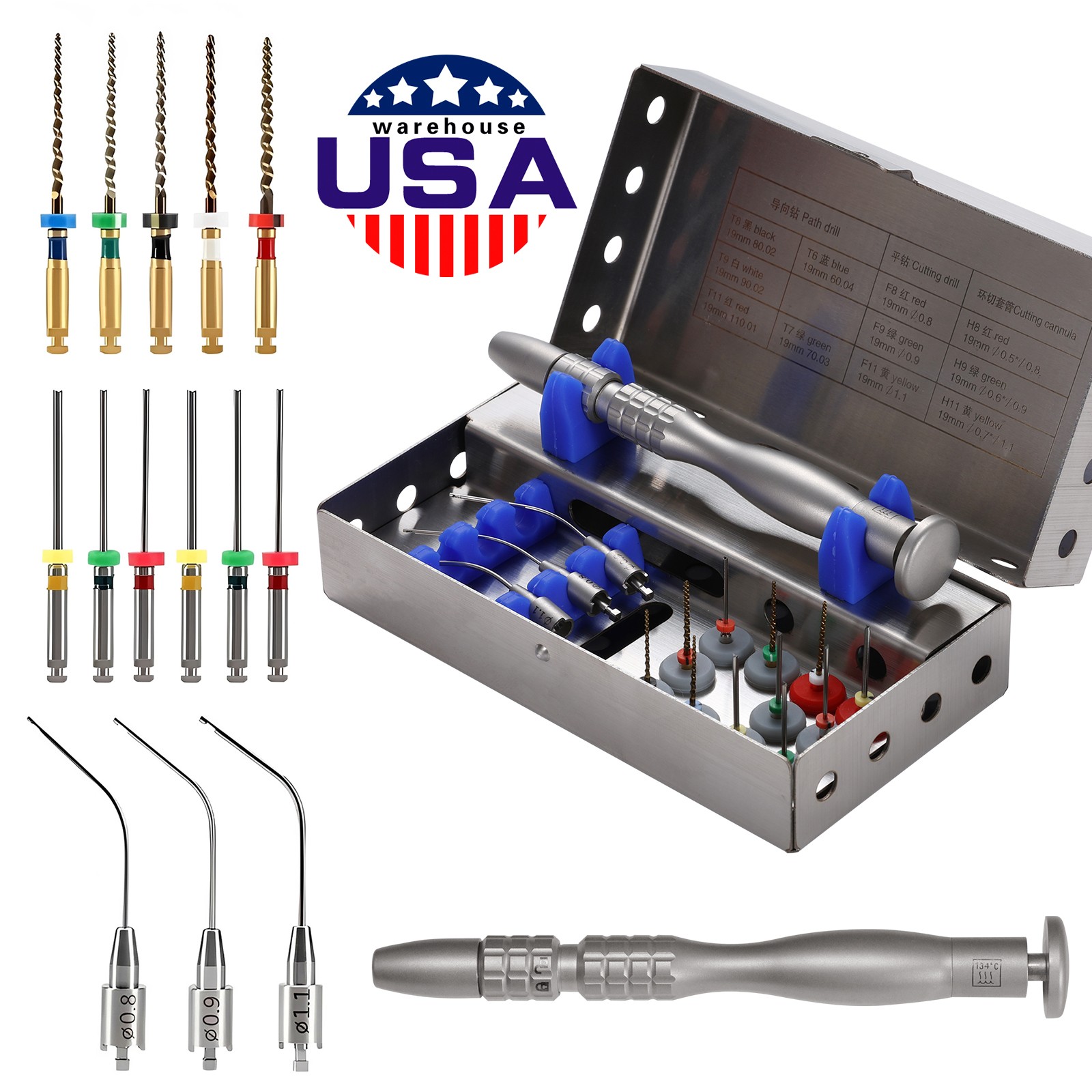 Dental Root Canal File Extractor Broken Files Removal Kit Endo Rescue Retrieval