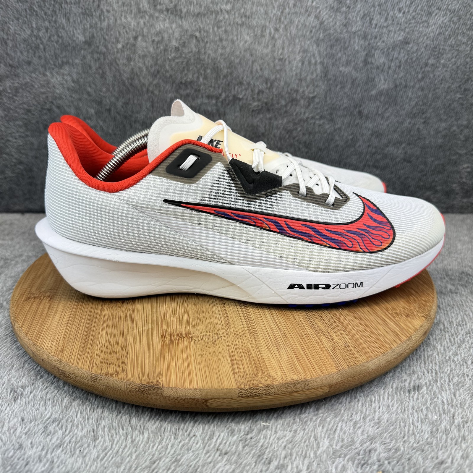 Nike Air Zoom Ekiden Shoes Mens US 13 White Red Blue Racing HQ3512-100 Sneakers