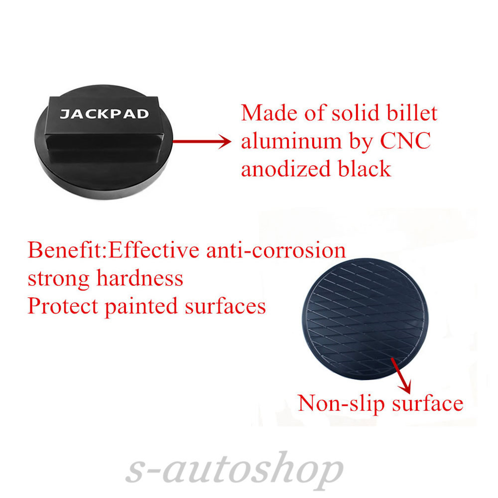 (4 PCS) for BMW Jack Pad Adapter Billet Aluminum Anodized MINI COOPER