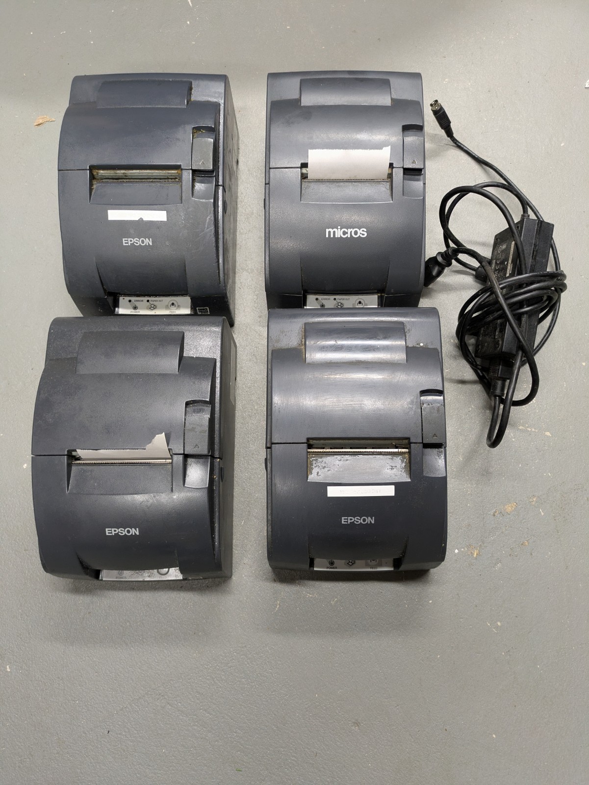 Epson TM-U220B M188B Kitchen Receipt Printer Lot Of 4 Read Description!!!