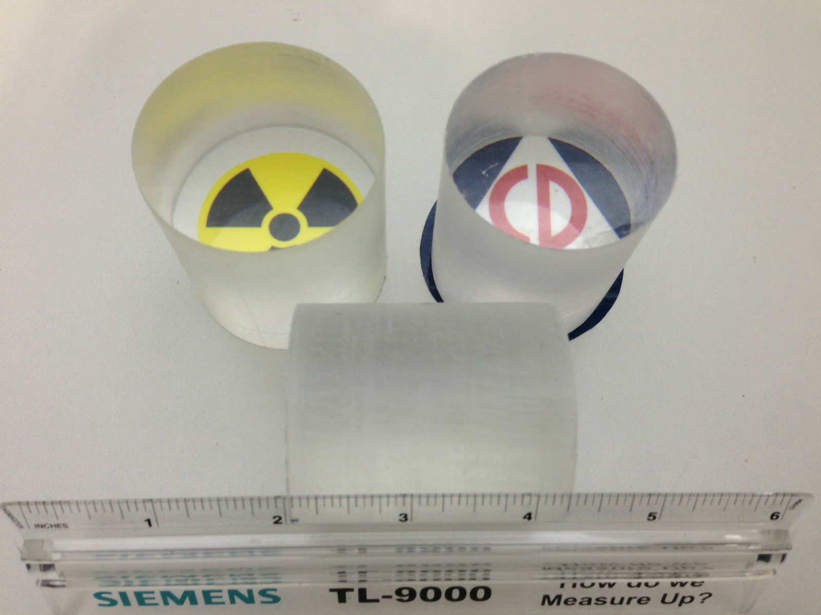 2" Diameter BC412 Scintillator Plastic for Scintillation Detector 2 X 2-1/4"