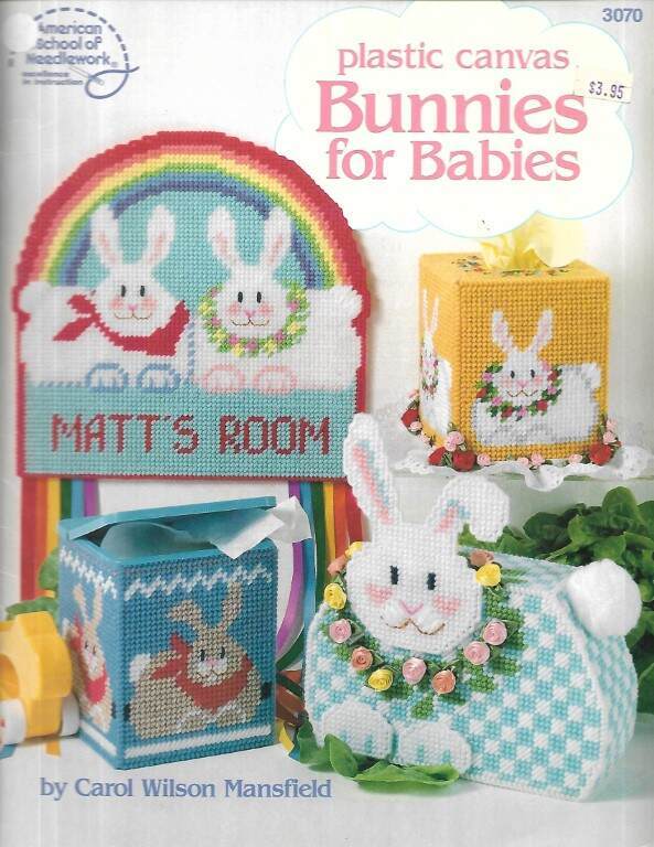 OOP!!! PLASTIC CANVAS BUNNIES FOR BABIES SUPER CUTE PROJECTS!!!