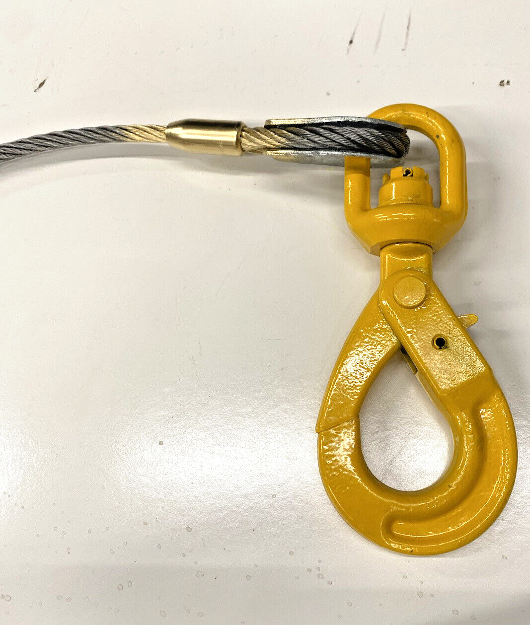 WINCH LINE Rollback 3/8” X 50’ Tow Truck Wrecker Cable EIPS Steel Core W/Swivel
