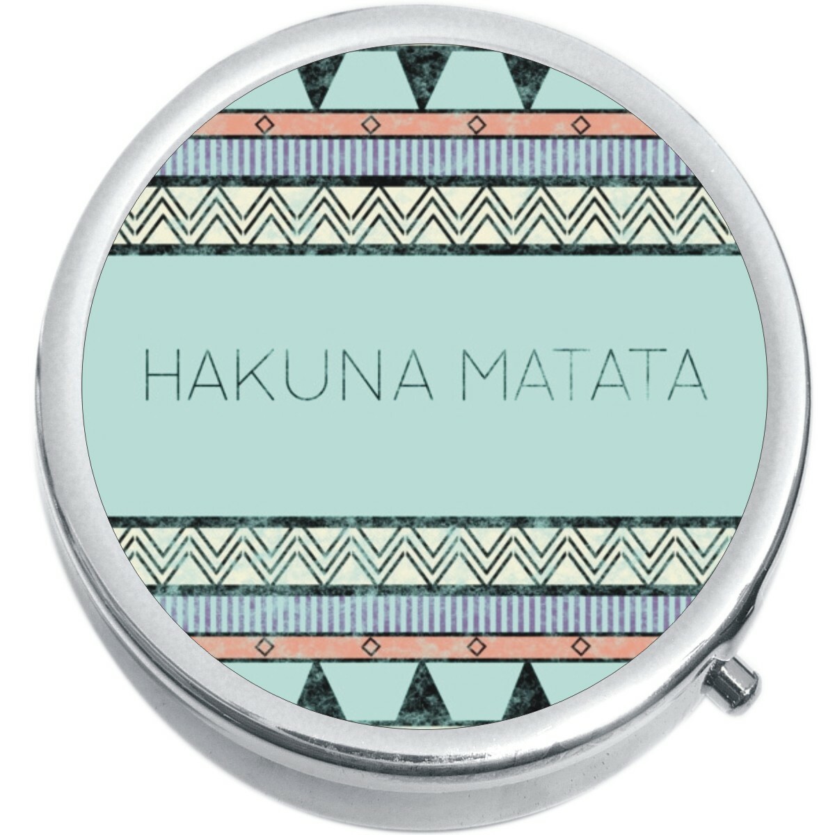 Tribal Hakuna Matata Medicine Vitamin Pill Box