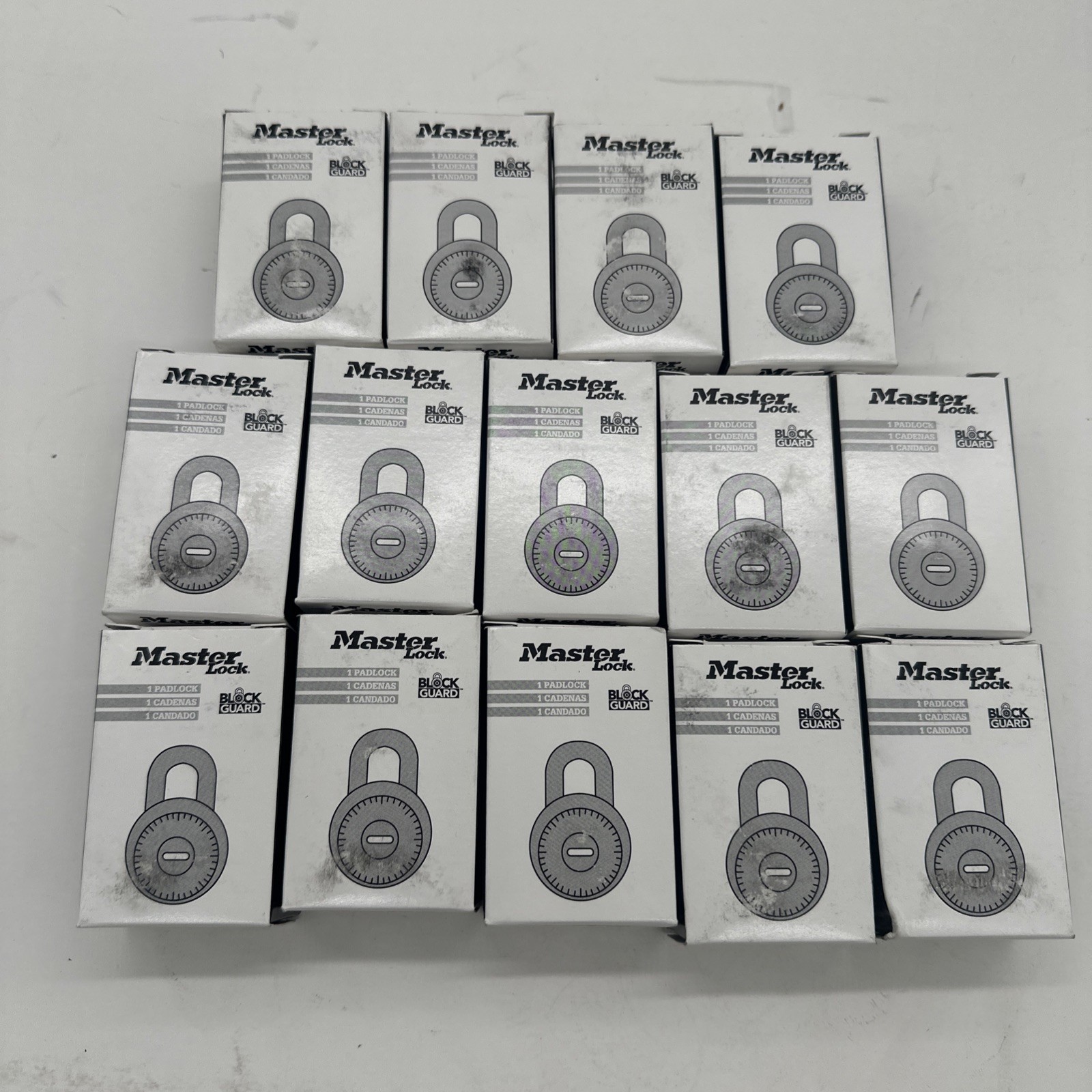 Lot of 14 Master Lock Combination 1525 Padlock V705