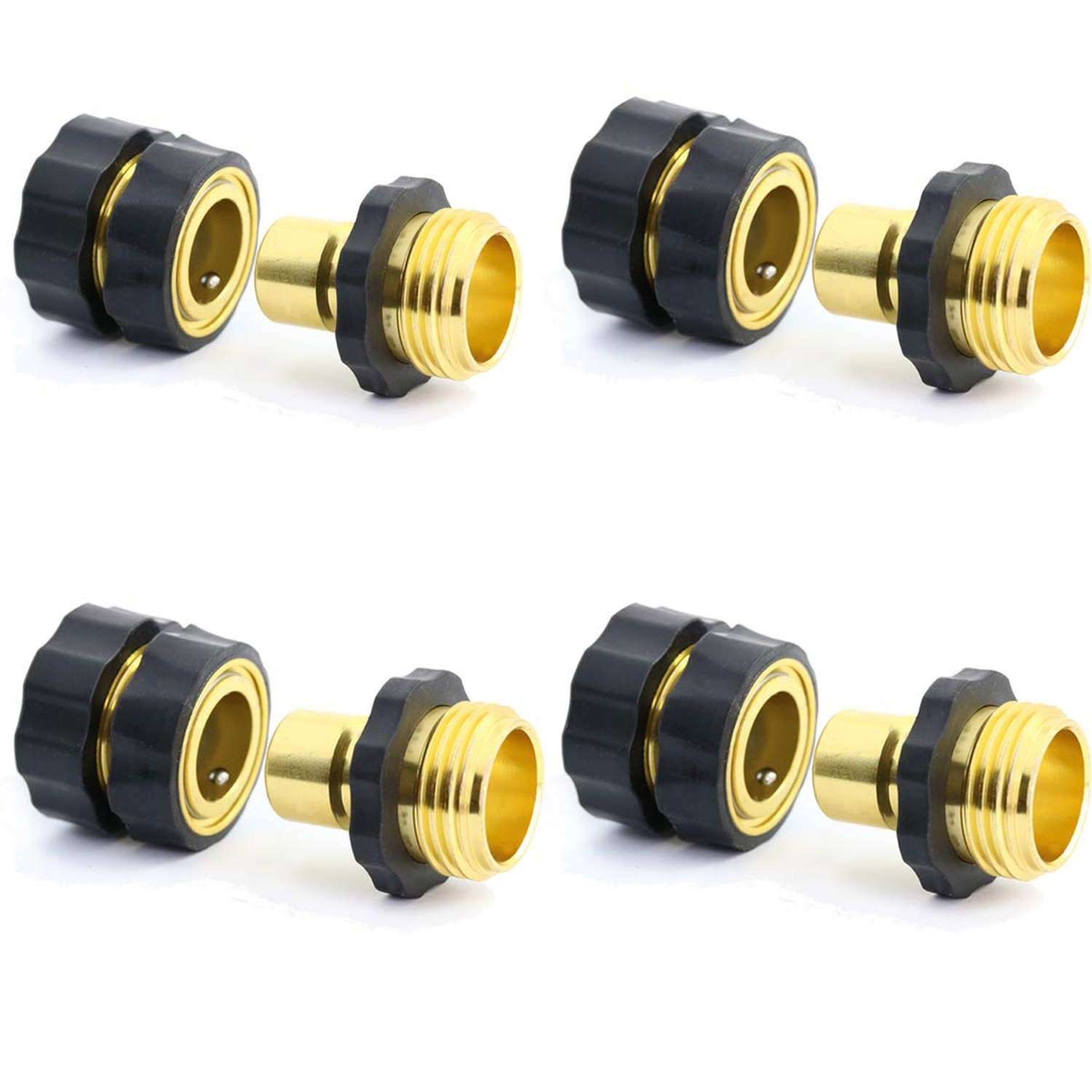 PLG Hose Quick Connect Set 4 Female + 4 Male