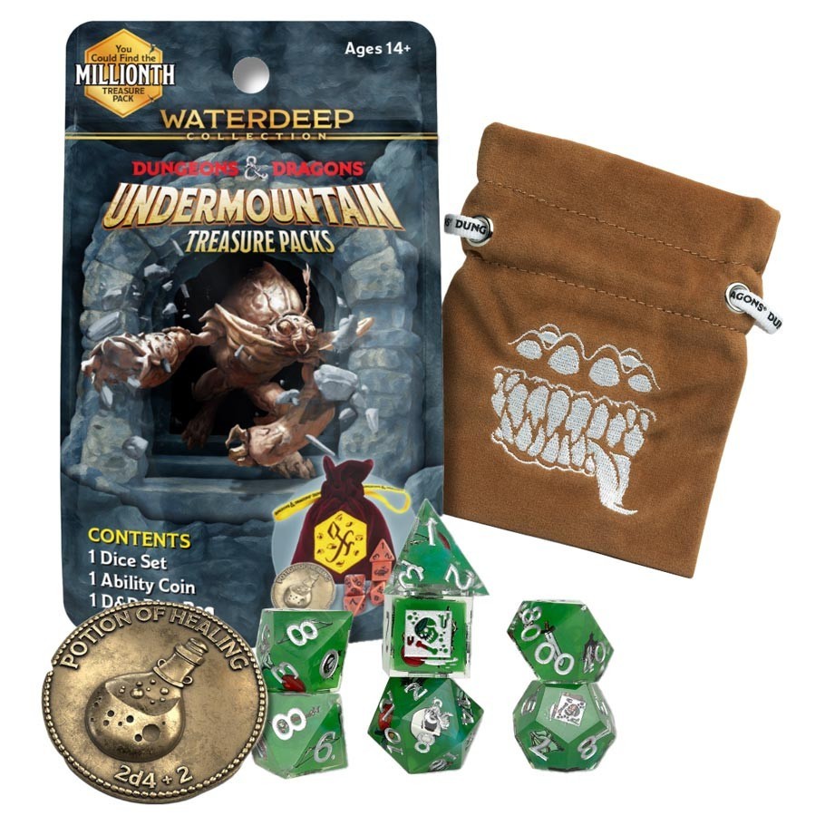 DND Undermouton Treasure Packs D&D Dice