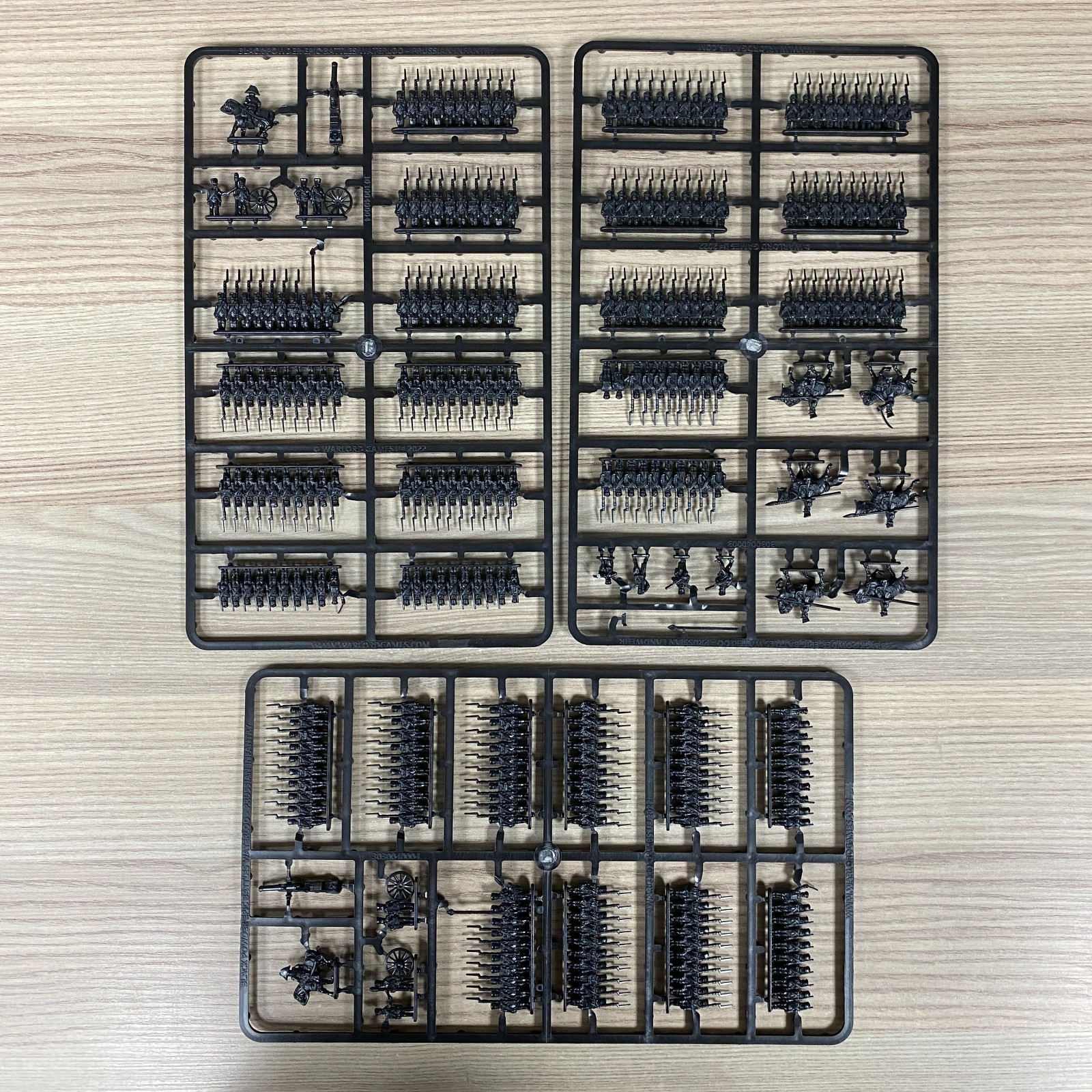 2 PRUSSIAN INFANTRY SPRUES & 1 PRUSSIAN LANDWEHR SPRUE BLACK POWDER EPIC BATTLES