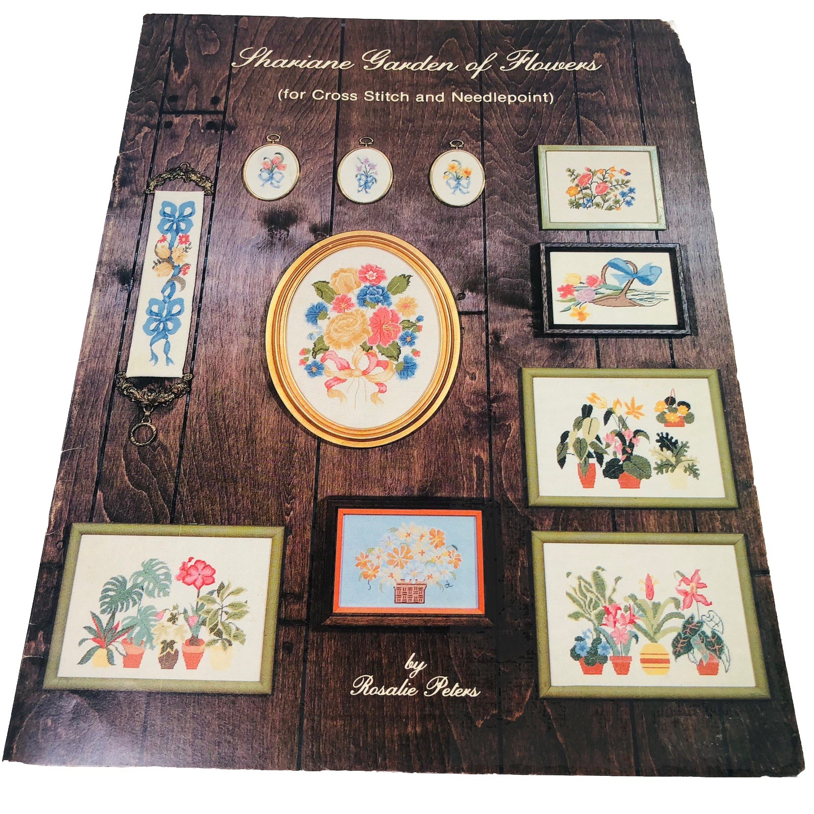 Shariane Garden of Flowers Rosalie Peters Needlepoint Cross Stitch Chart