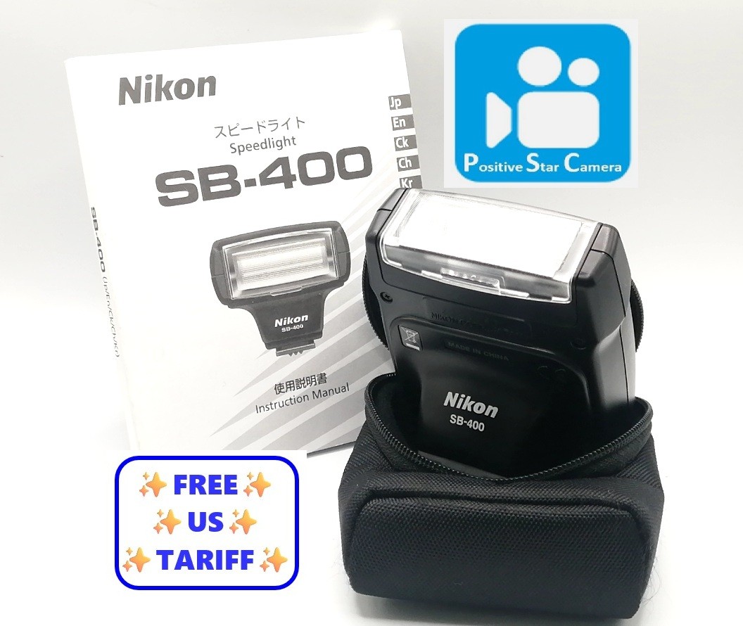 Tested🎦VIDEO👀✨Top MINT✨ Nikon Speedlight SB-400 Shoe Mount Flash From JAPAN