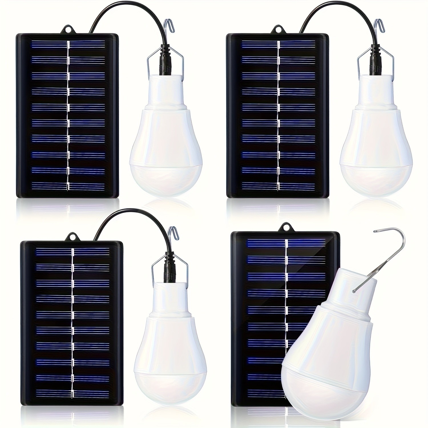 Rechargeable Solar Light for Chicken Coop Shed Outdoor Camping Emergency Power